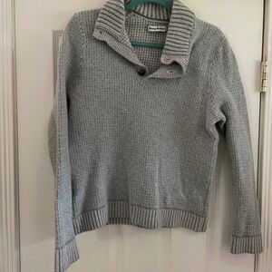Tommy Bahama Light Gray Cowl Neck Sweater